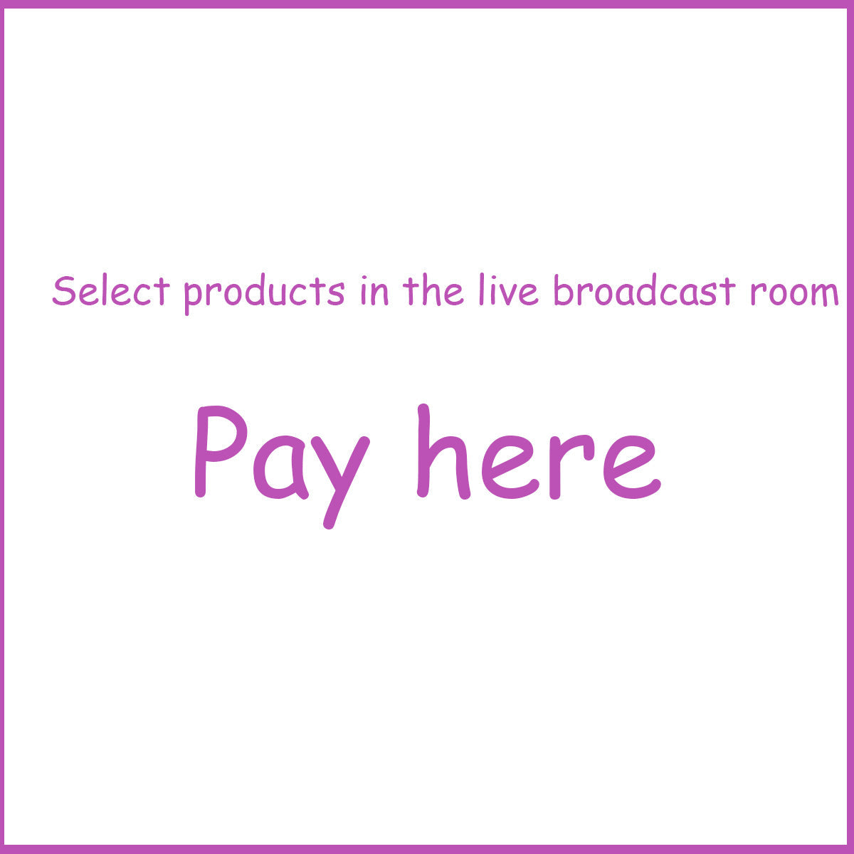 Live broadcast product selection and custom order links