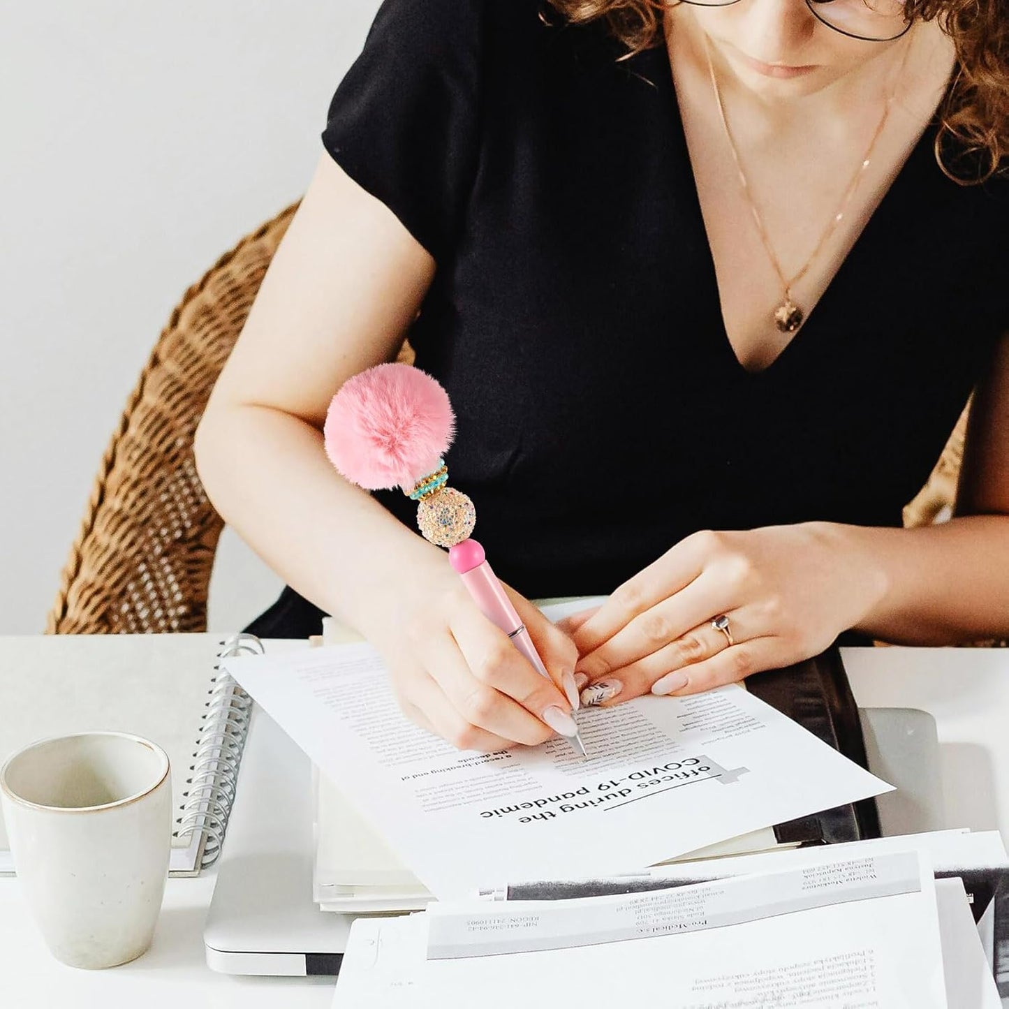 10 Cute Pom-Pom Pens