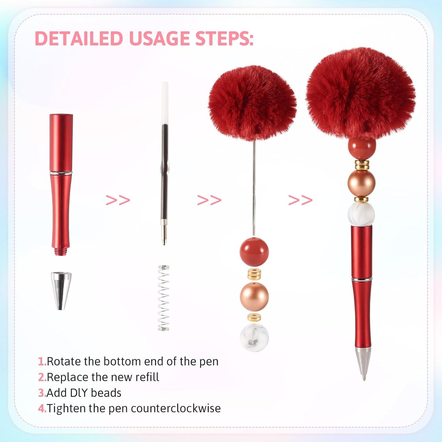 10 Cute Pom-Pom Pens