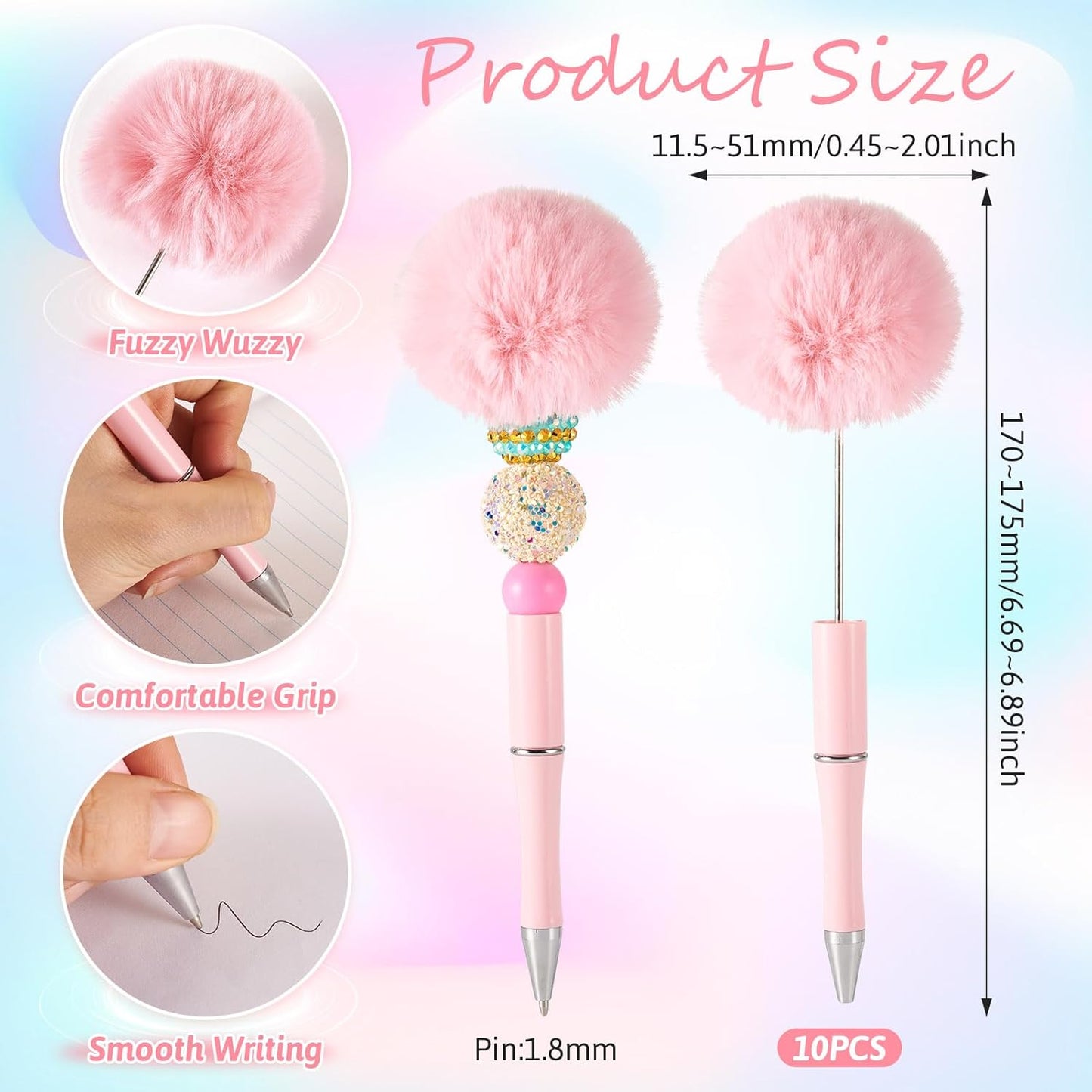10 Cute Pom-Pom Pens