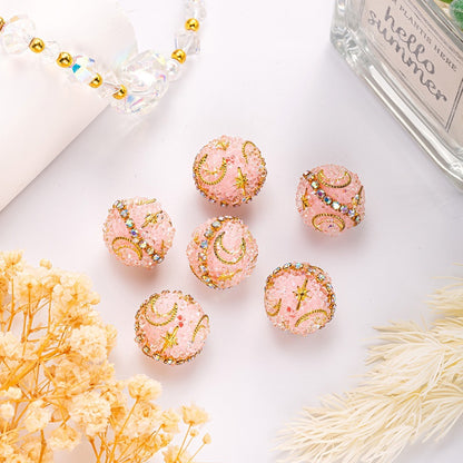 Heavy Star and Moon Rivet Sugar Beads