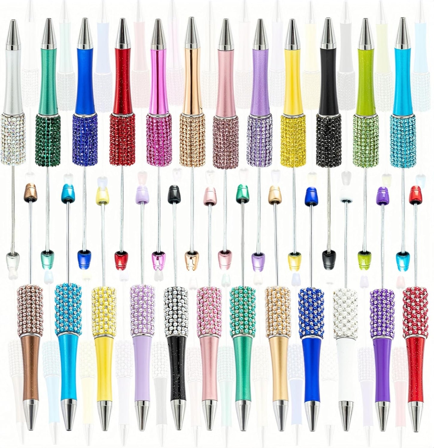 Half-brick multicolor retractable diamond ballpoint pen