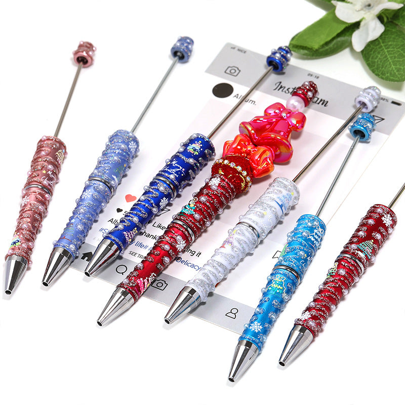 Christmas Glitter Gel Pearl Christmas Nail Art Bead Pen