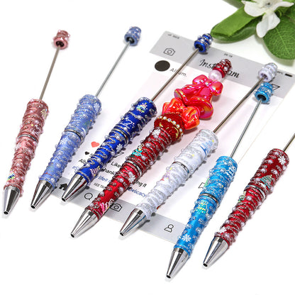 Christmas Glitter Gel Pearl Christmas Nail Art Bead Pen