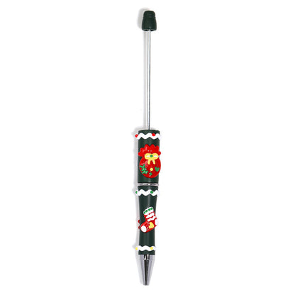 DIY Christmas Hand-painted Cartoon Bead Pen