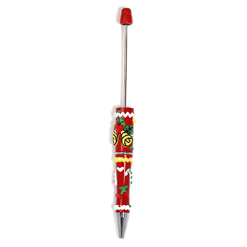 DIY Christmas Hand-painted Cartoon Bead Pen