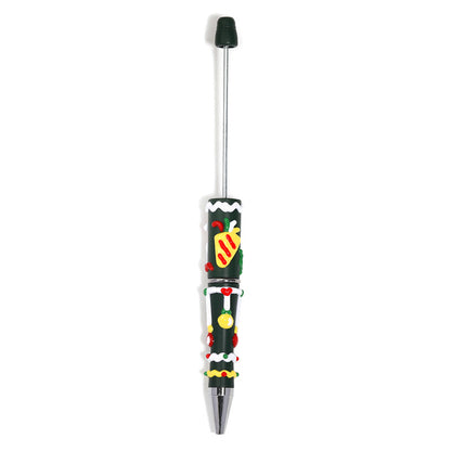 DIY Christmas Hand-painted Cartoon Bead Pen