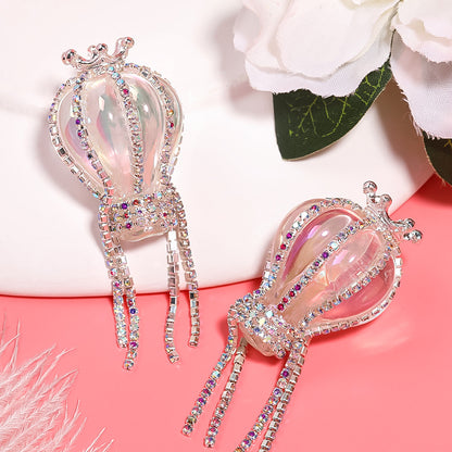 Heavy-duty Crown Hot Air Balloon Rhinestone Chain Jewelry Accessories