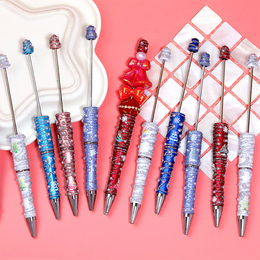 Christmas Glitter Gel Pearl Christmas Nail Art Bead Pen