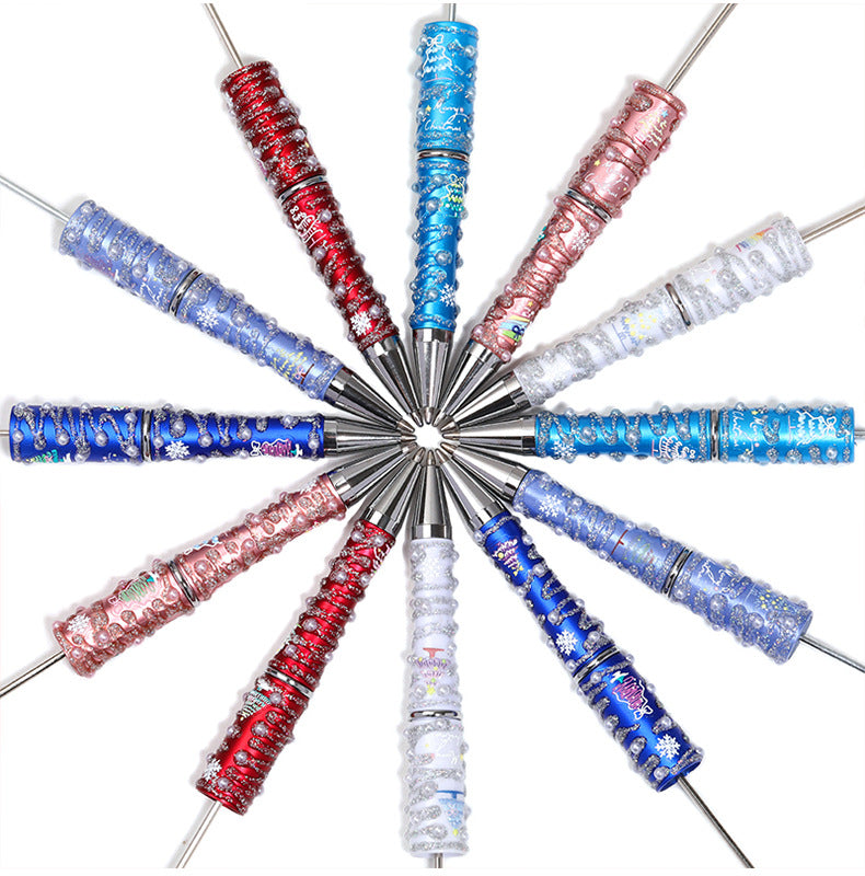 Christmas Glitter Gel Pearl Christmas Nail Art Bead Pen