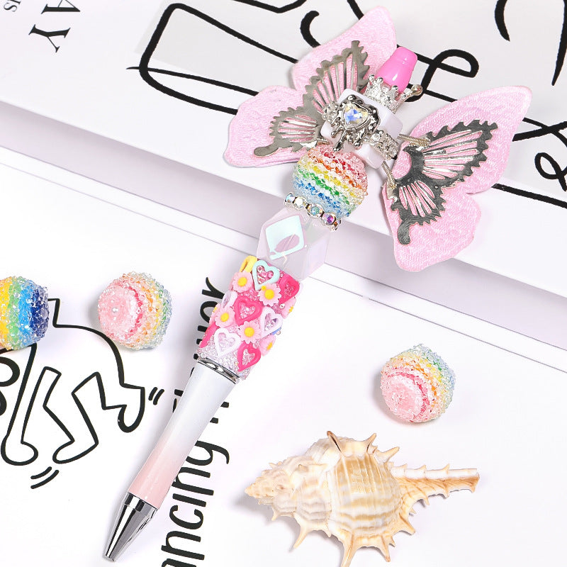 Rainbow striped sugar sparkling rhinestone heavy-duty DIY beading