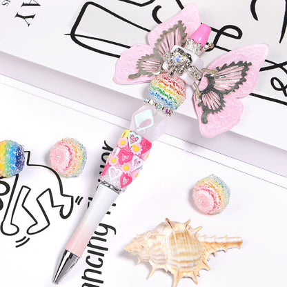 Rainbow striped sugar sparkling rhinestone heavy-duty DIY beading