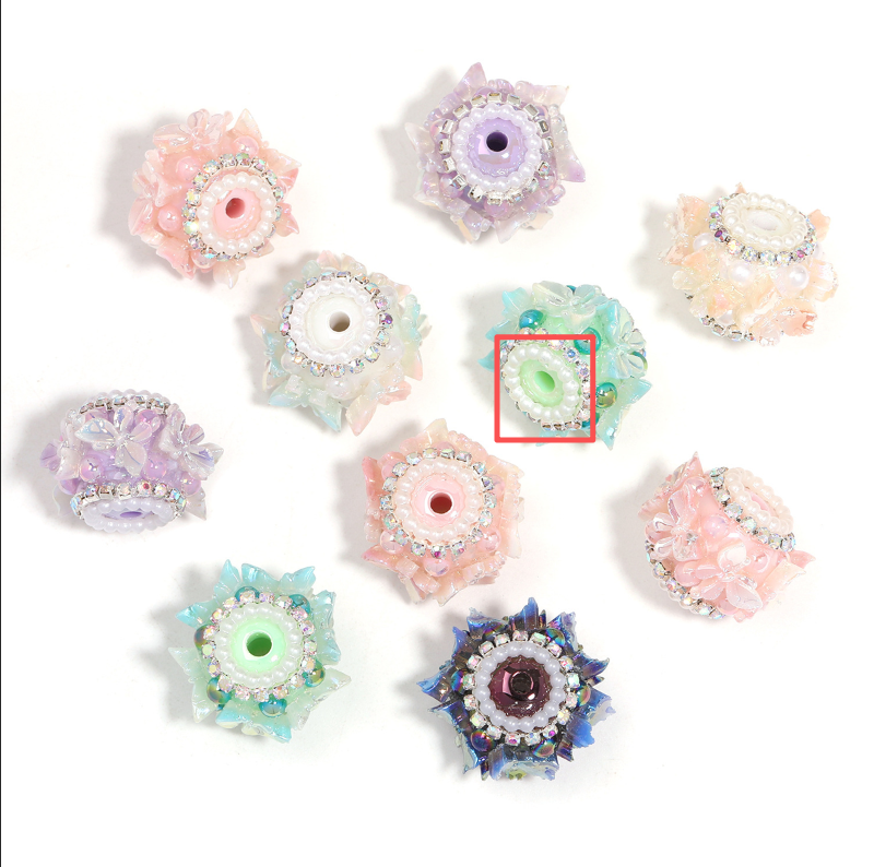 Bead Bottom Accessories Mini 3D Decorations